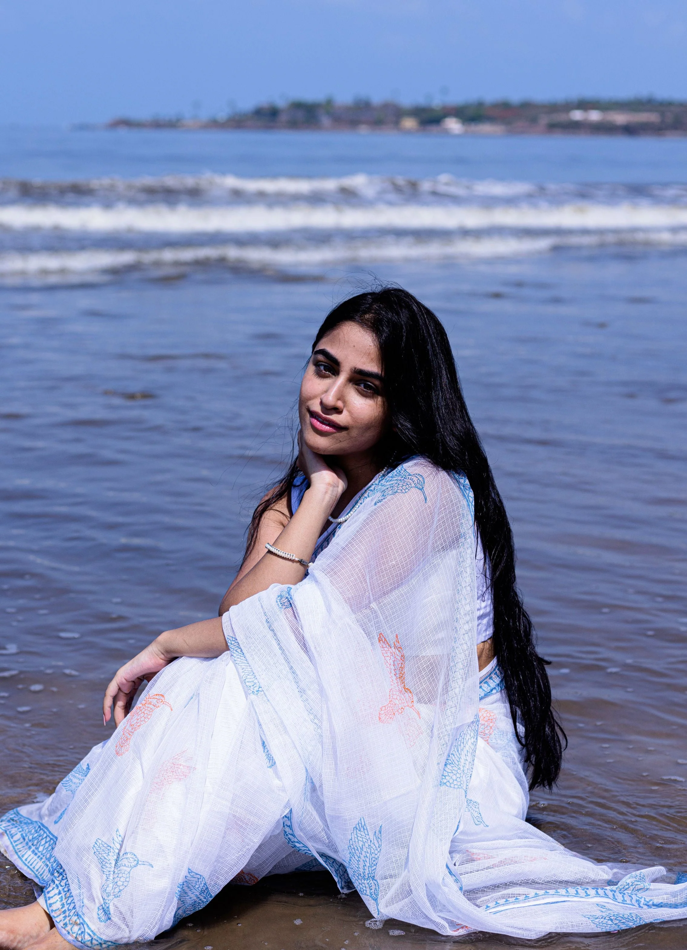 Evergreen printed Kota saree - Bagh- Neelanjana - Image 6