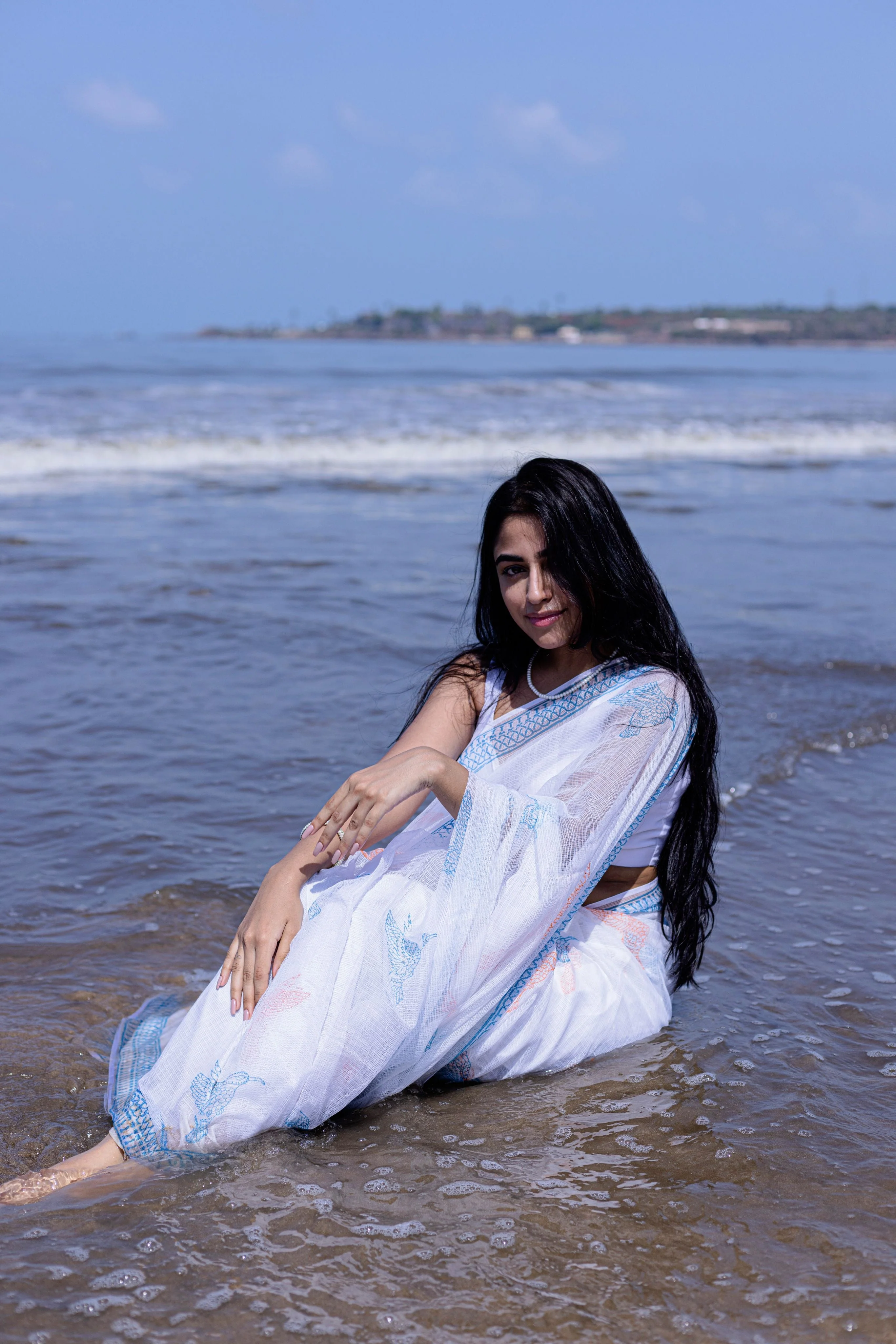 Evergreen printed Kota saree - Bagh- Neelanjana - Image 9