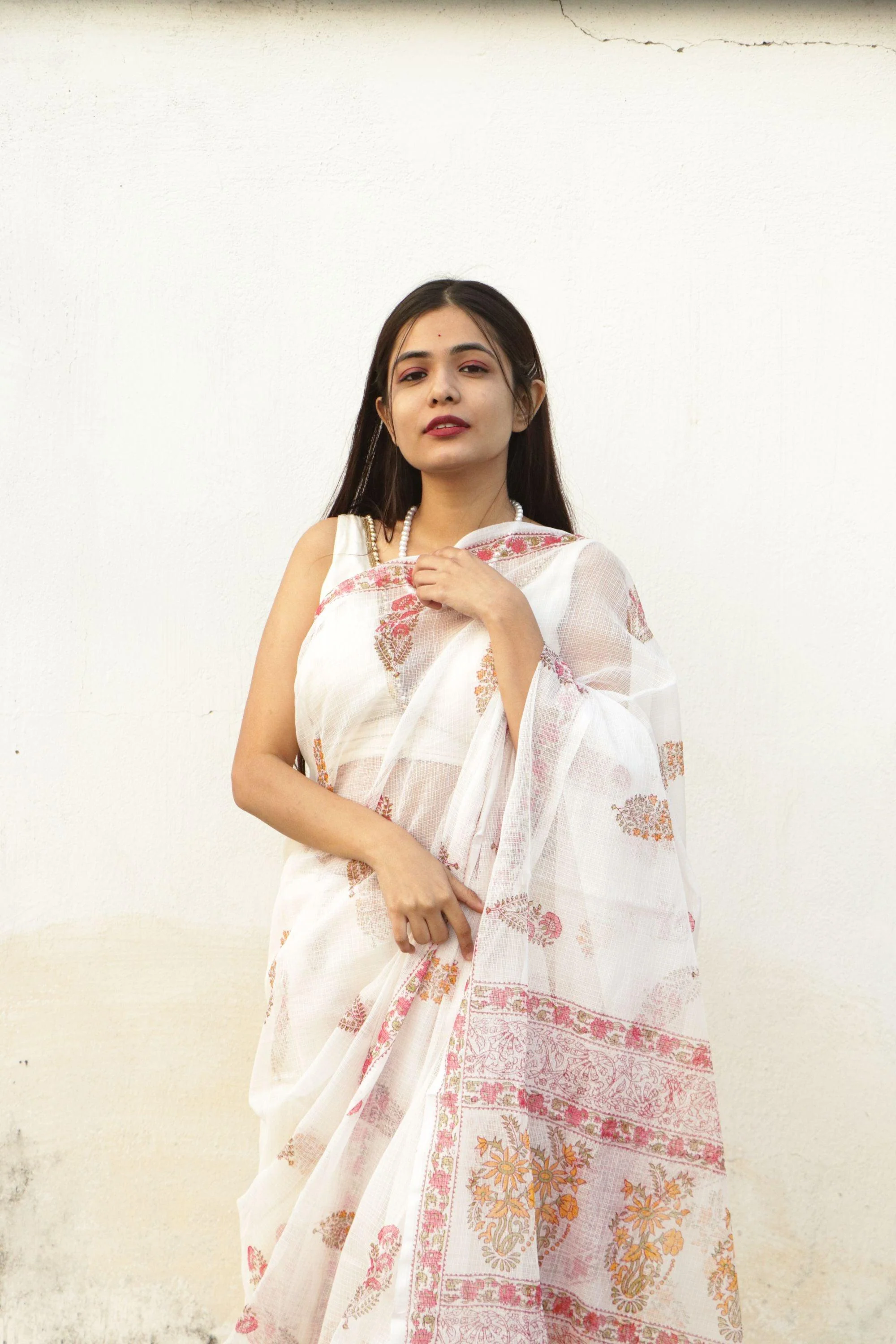 Evergreen printed Kota saree - Bagh- Kairi - Image 17