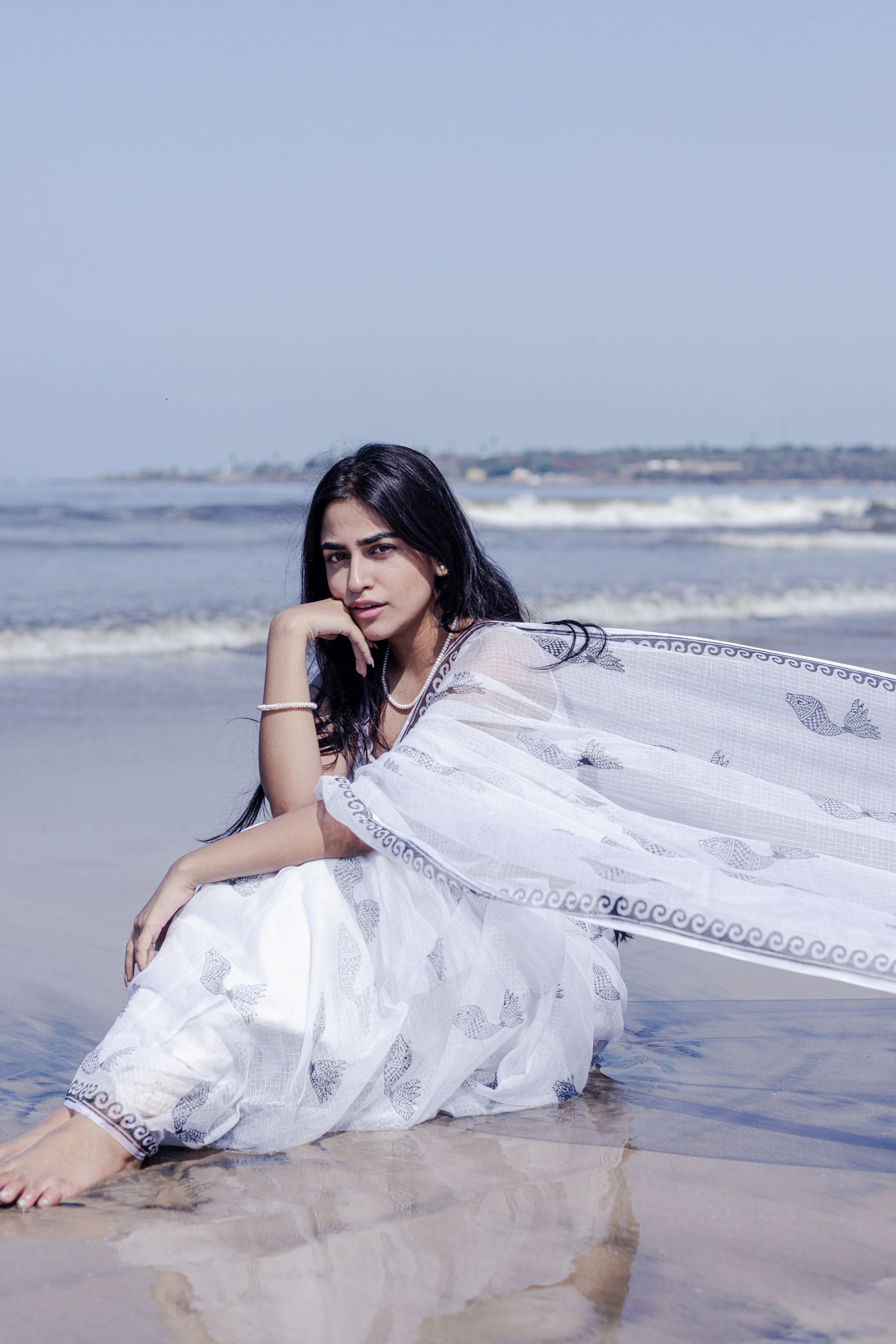 Evergreen printed Kota saree - Bagh- Matsya - Image 13