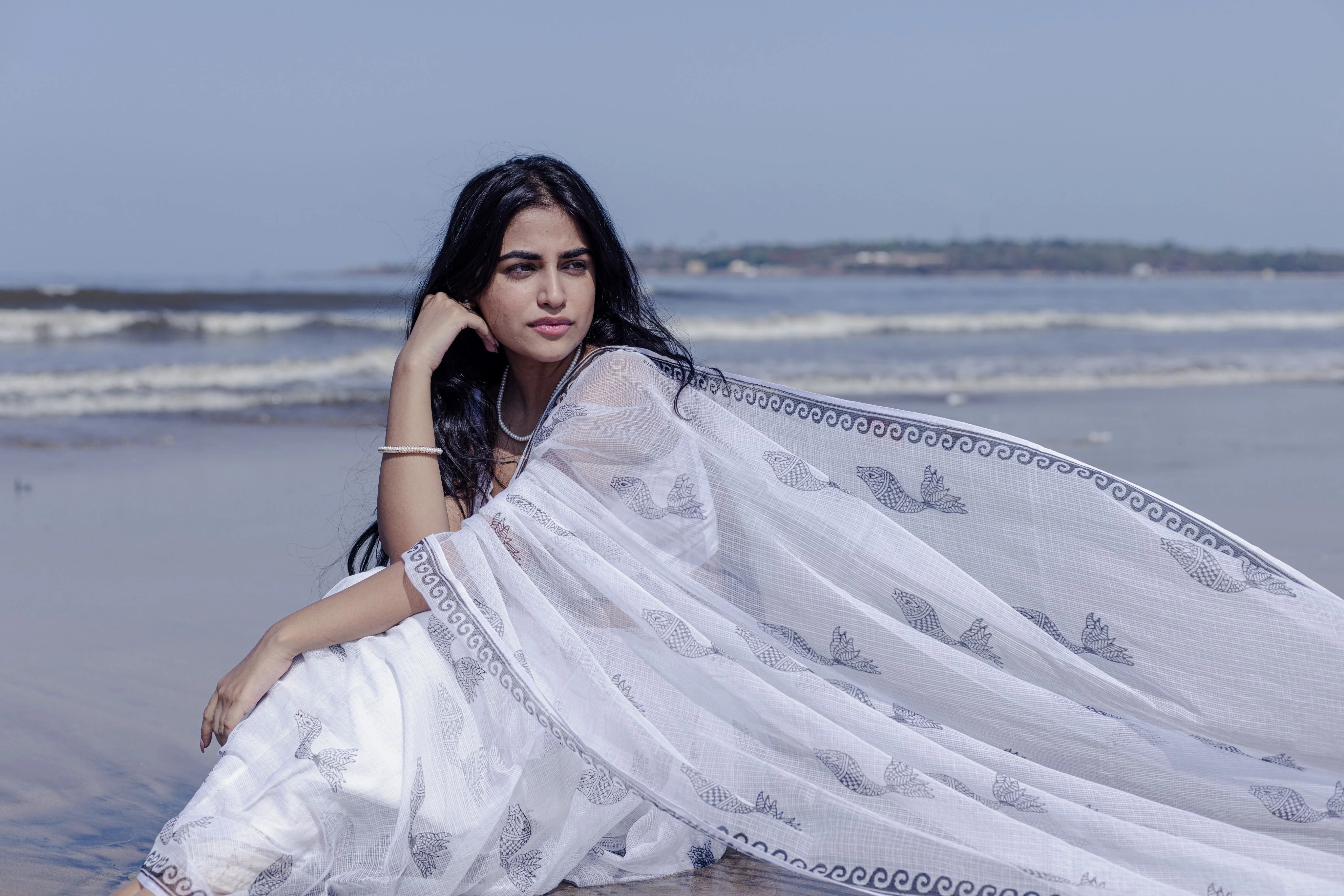 Evergreen printed Kota saree - Bagh- Matsya - Image 14