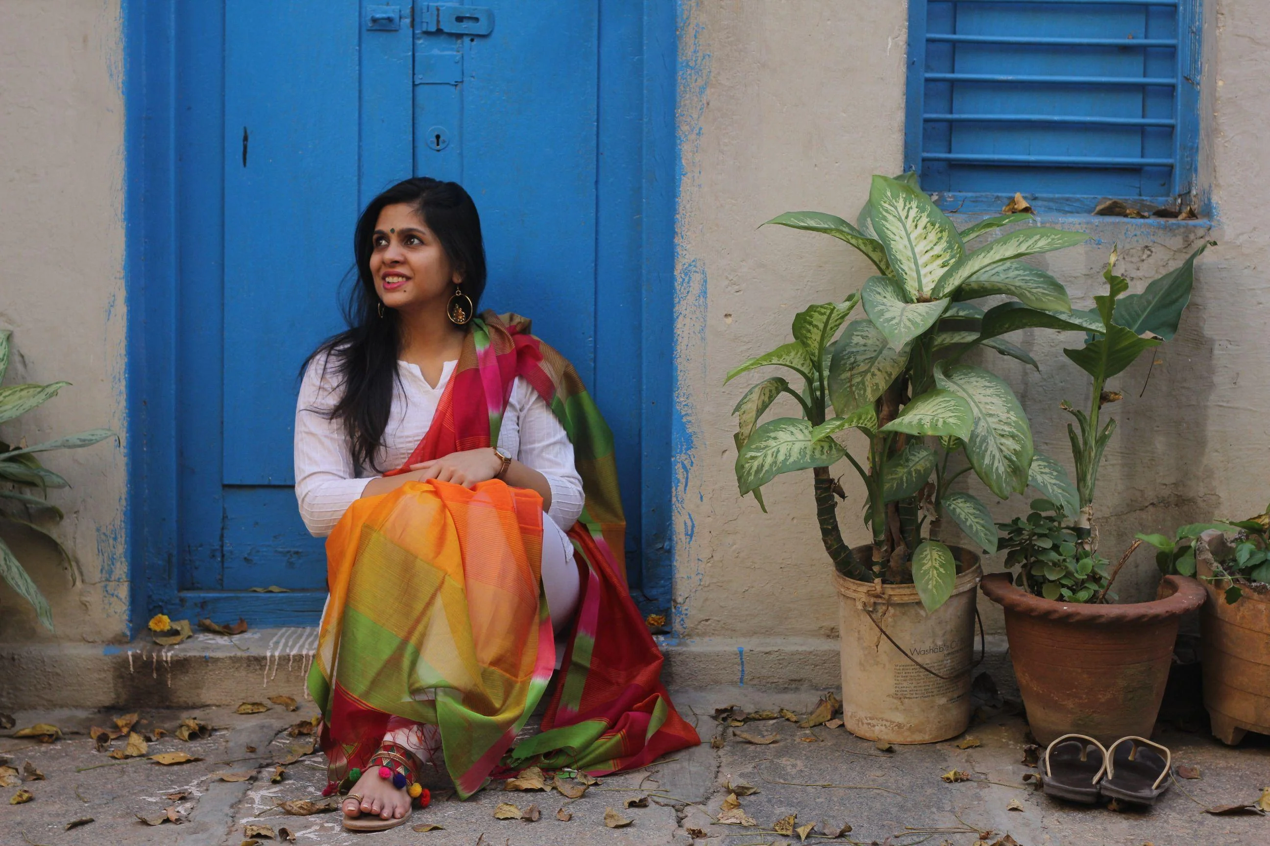 Kaisori Maheshwari  dupatta  - Muliticolor Dupatta - Image 5