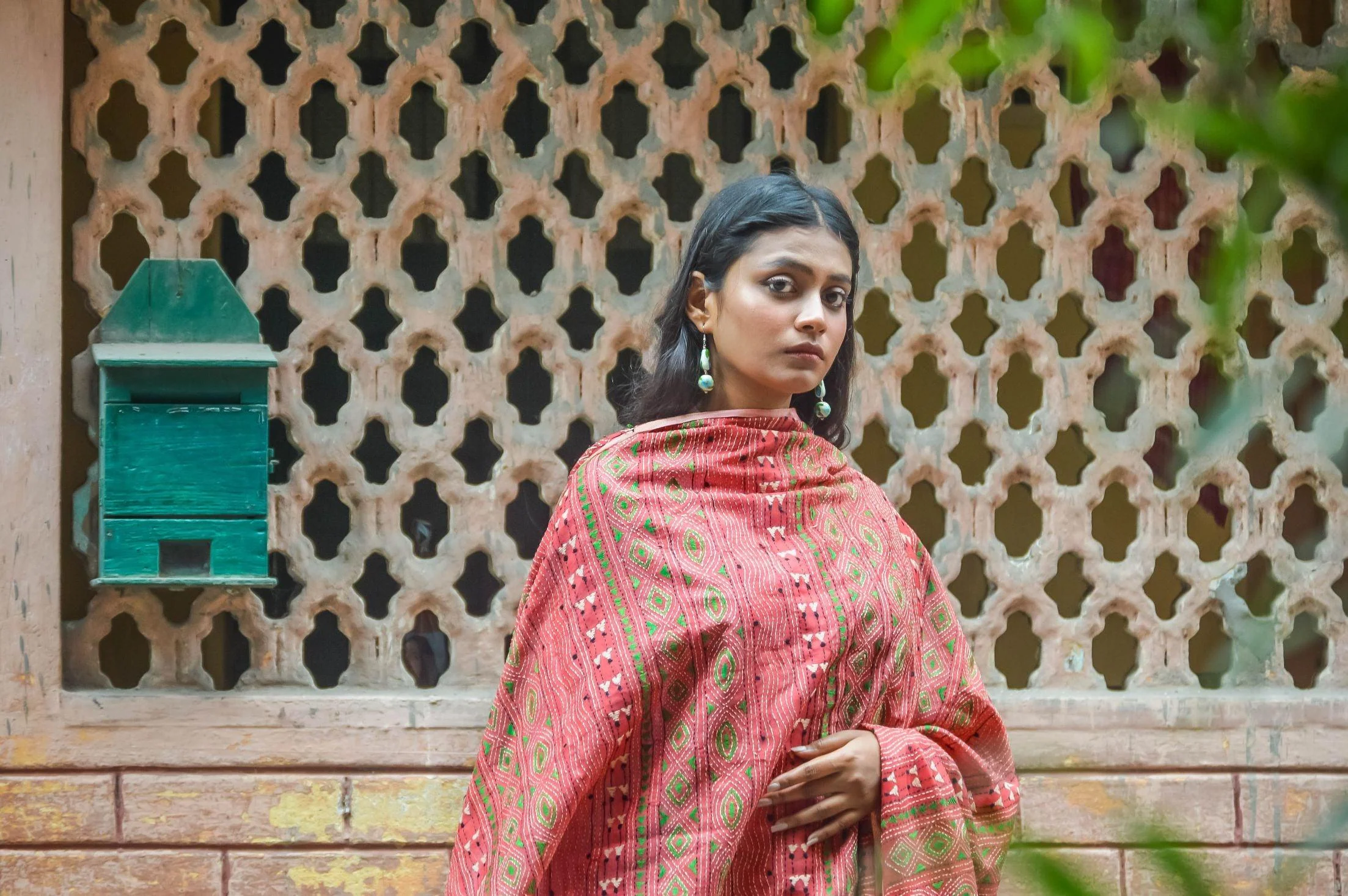 Kaisori Maheswari Kantha dupatta - Ruposhi - Image 6