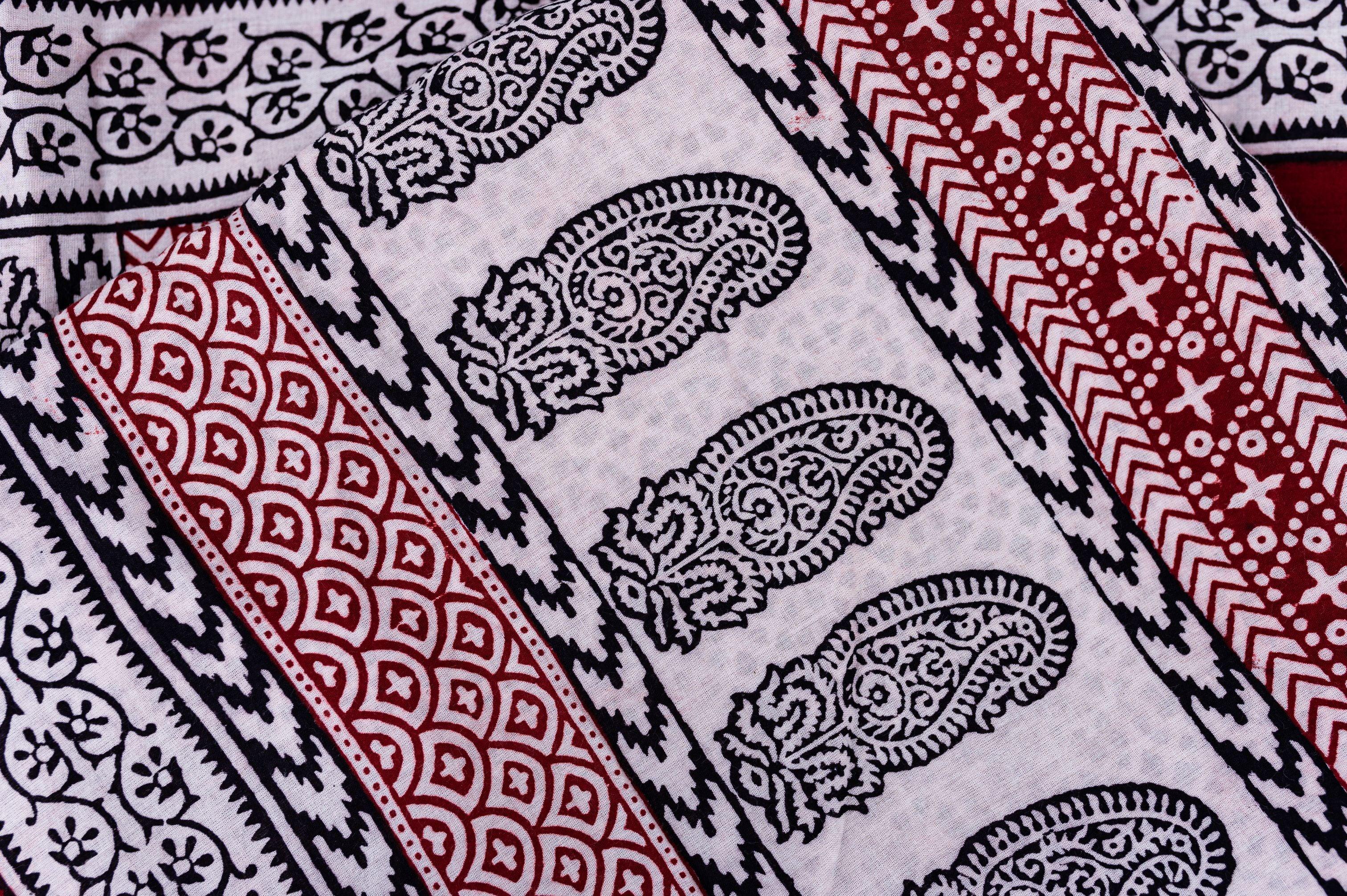 Natural dyed Bagh print sarees - Chitara - Bagh - Image 16