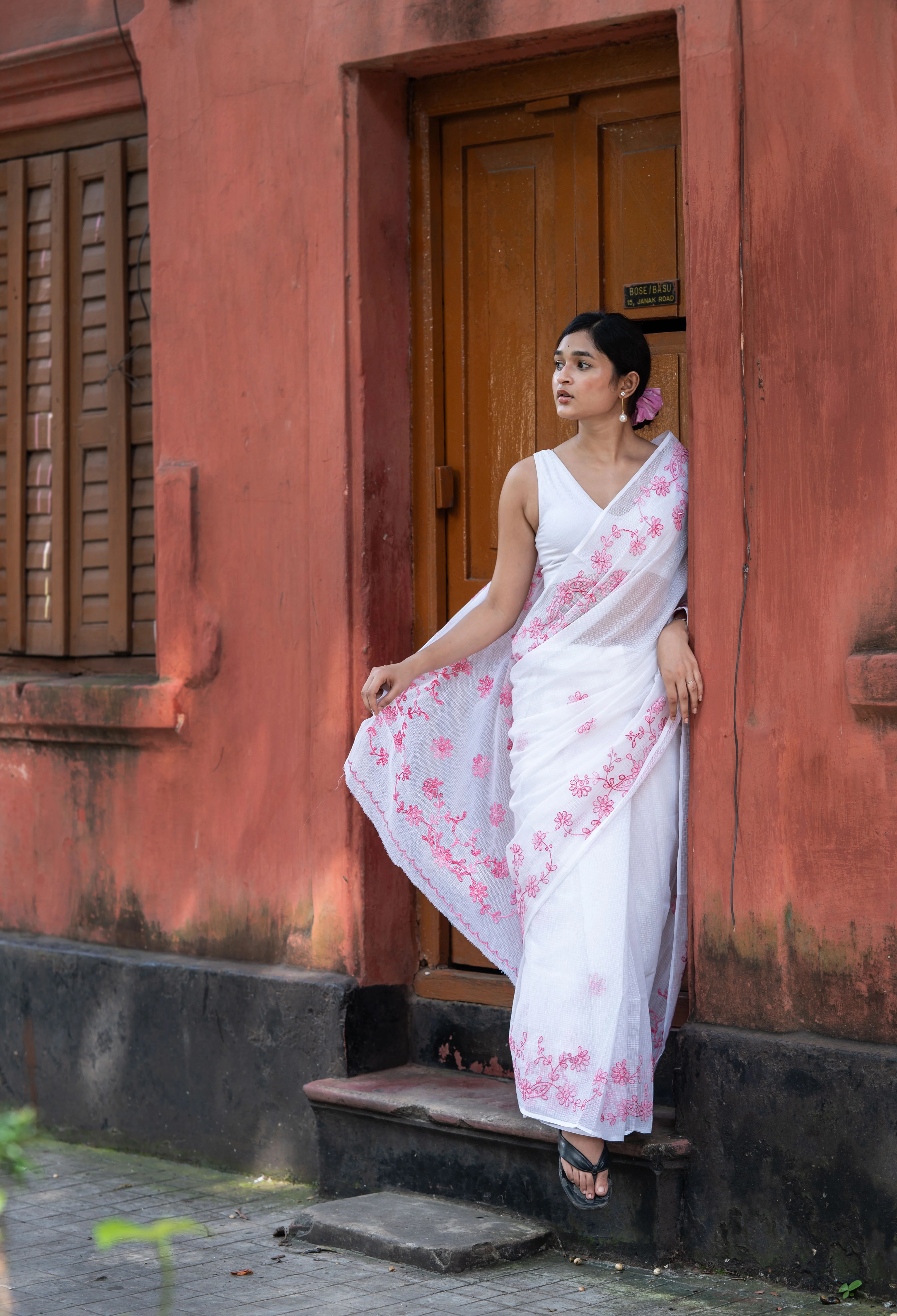 Embroidered Kota saree - Riwaayat -Jhirna - Image 4