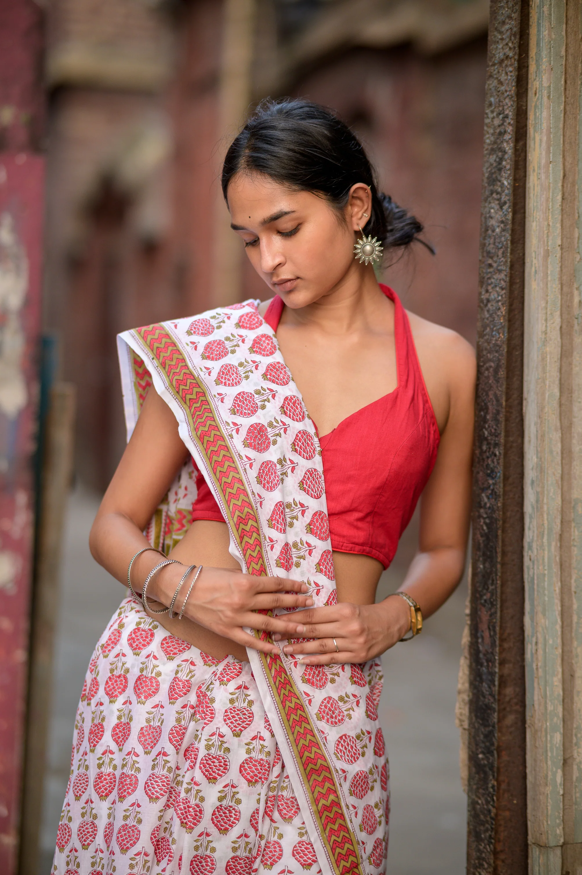 Summer collection sarees - Basant - Leela - pure mul cotton saree - Image 3