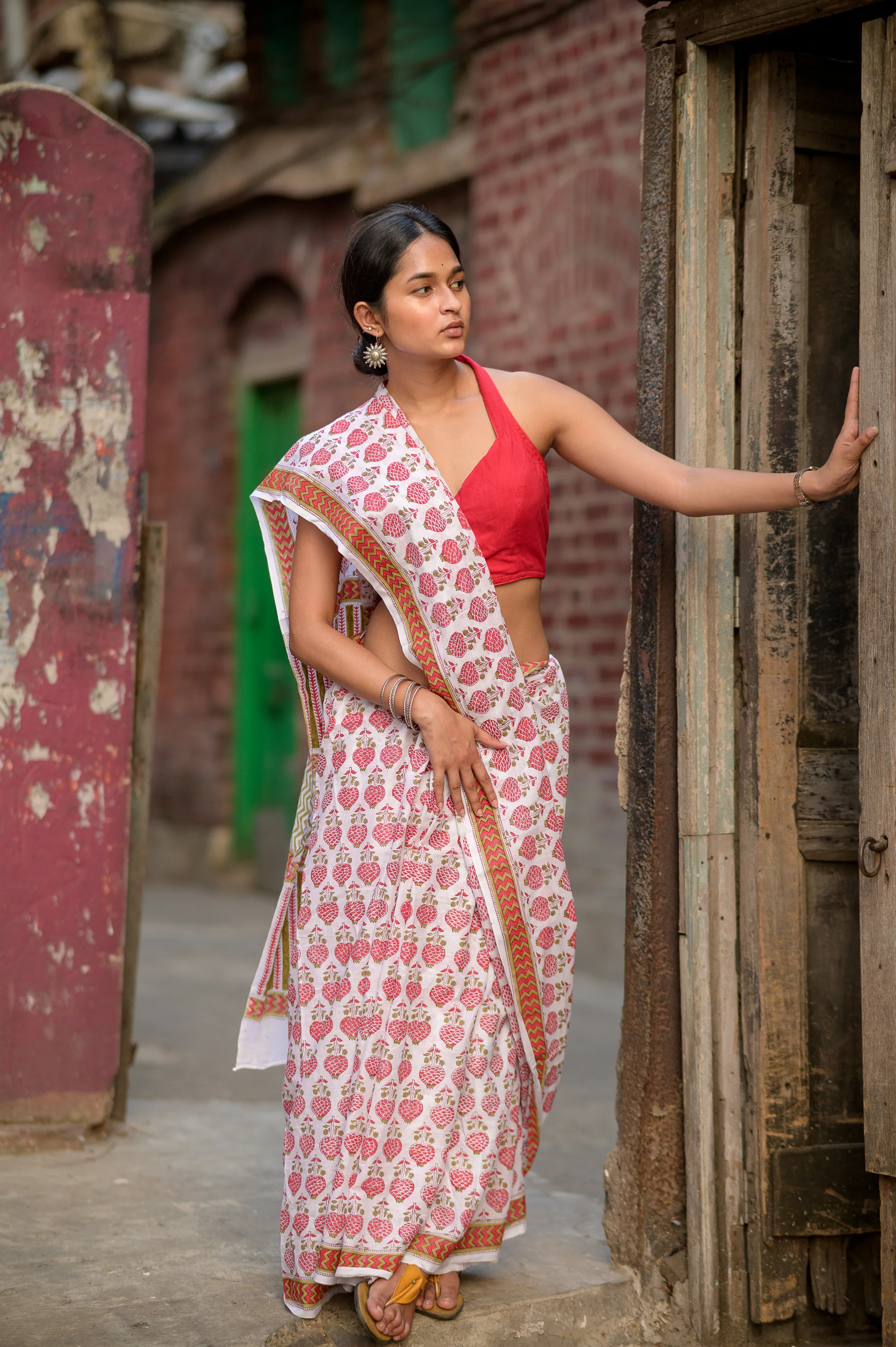 Summer collection sarees - Basant - Leela - pure mul cotton saree - Image 5