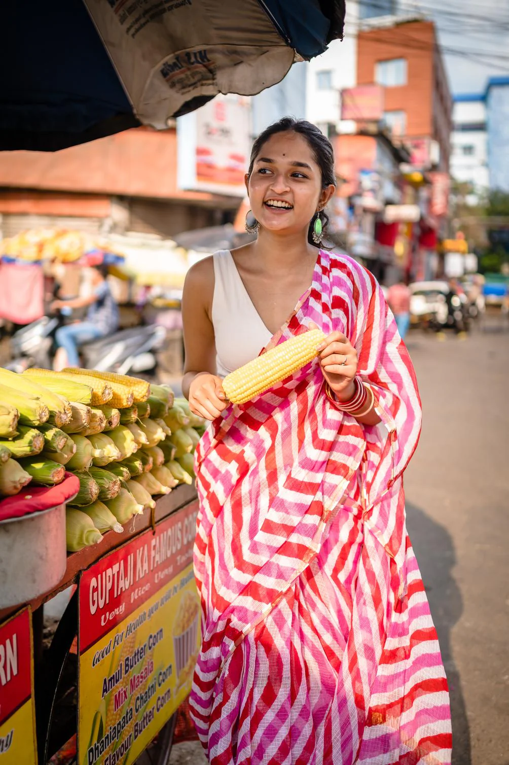 Leheriya Kota sarees - Aira -  Kajri - Image 5