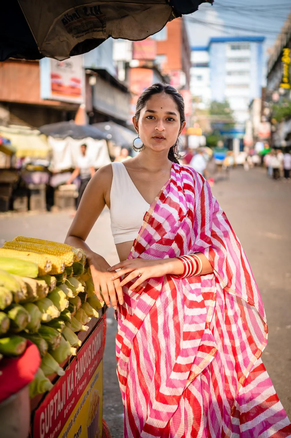 Leheriya Kota sarees - Aira -  Kajri - Image 6