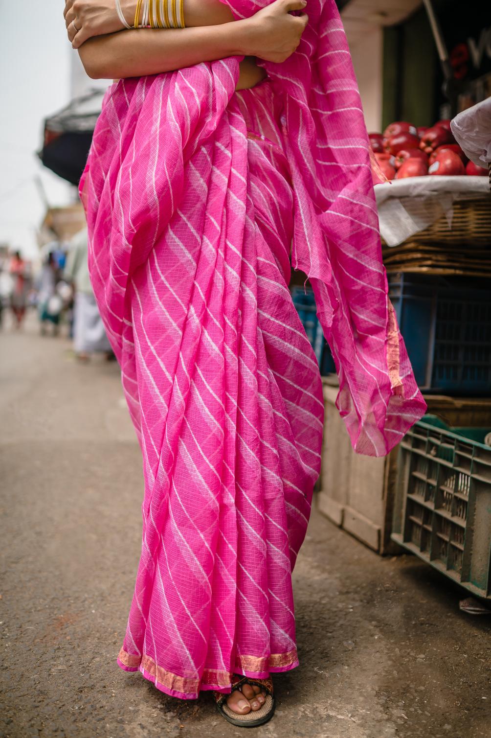 Leheriya Kota sarees - Aira - Gulabo - Image 12