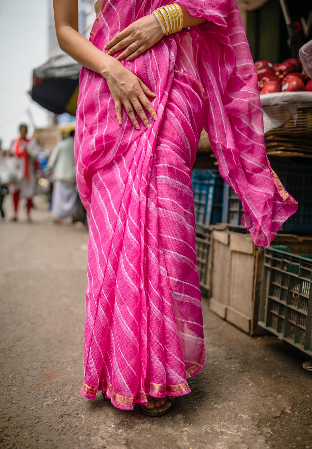Leheriya Kota sarees - Aira - Gulabo - Image 13