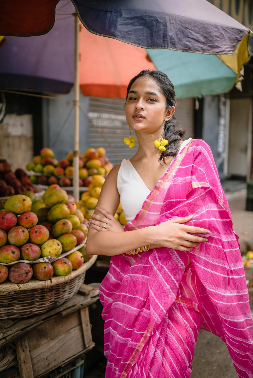 Leheriya Kota sarees - Aira - Gulabo - Image 5