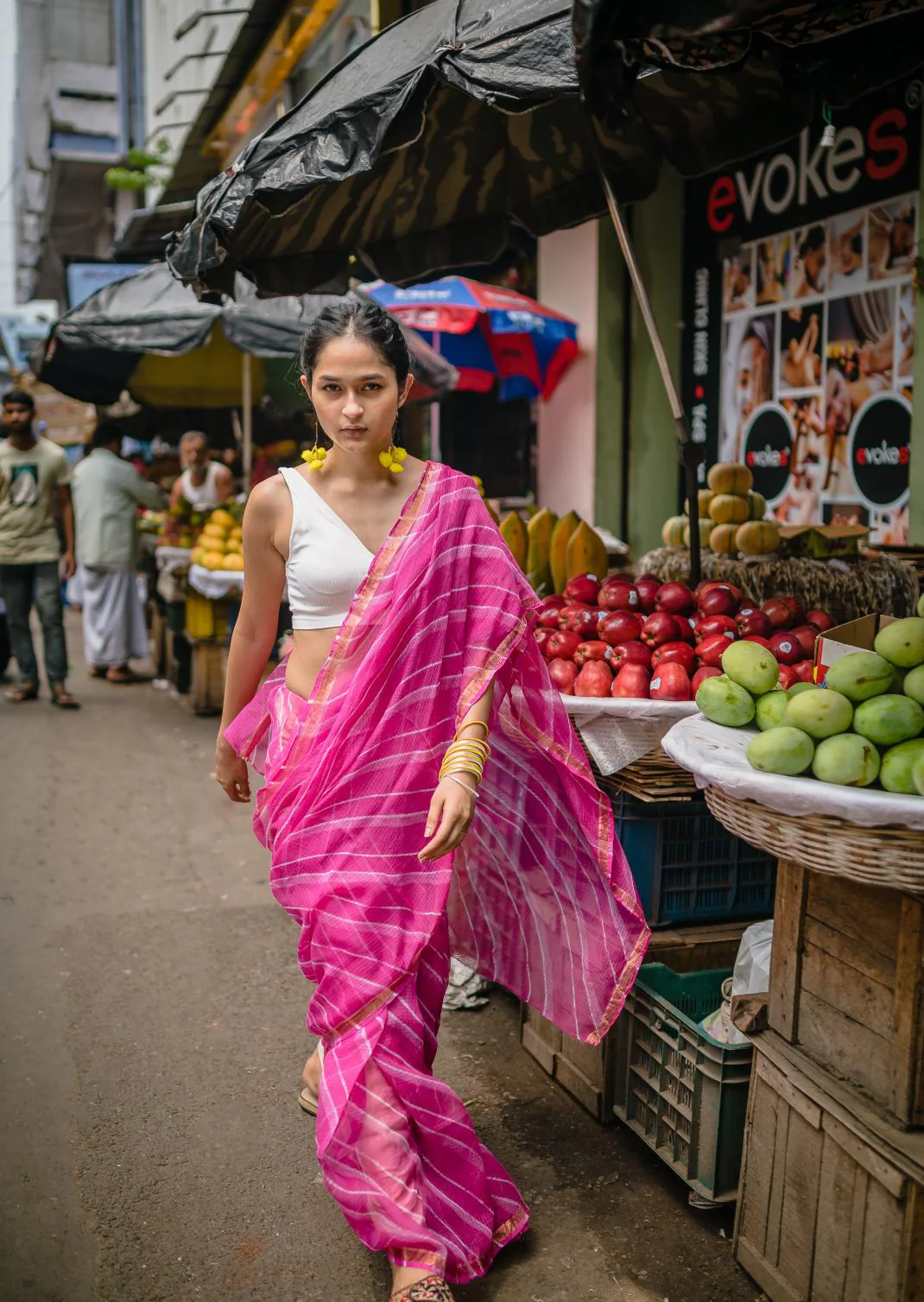 Leheriya Kota sarees - Aira - Gulabo - Image 7
