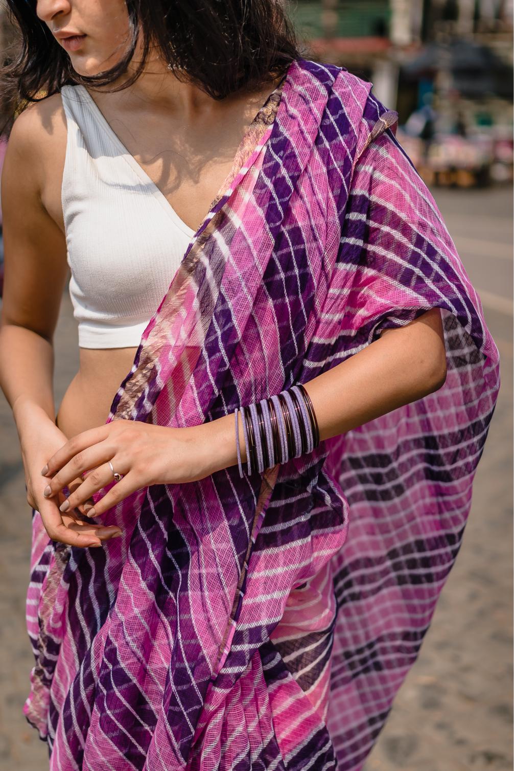 Leheriya Kota sarees - Aira - Bahara - Image 14
