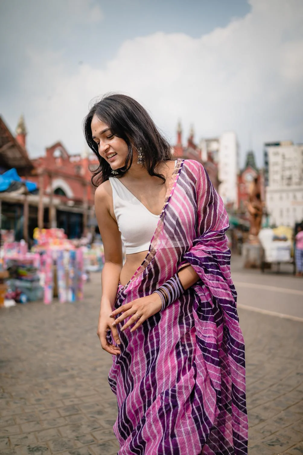 Leheriya Kota sarees - Aira - Bahara - Image 3