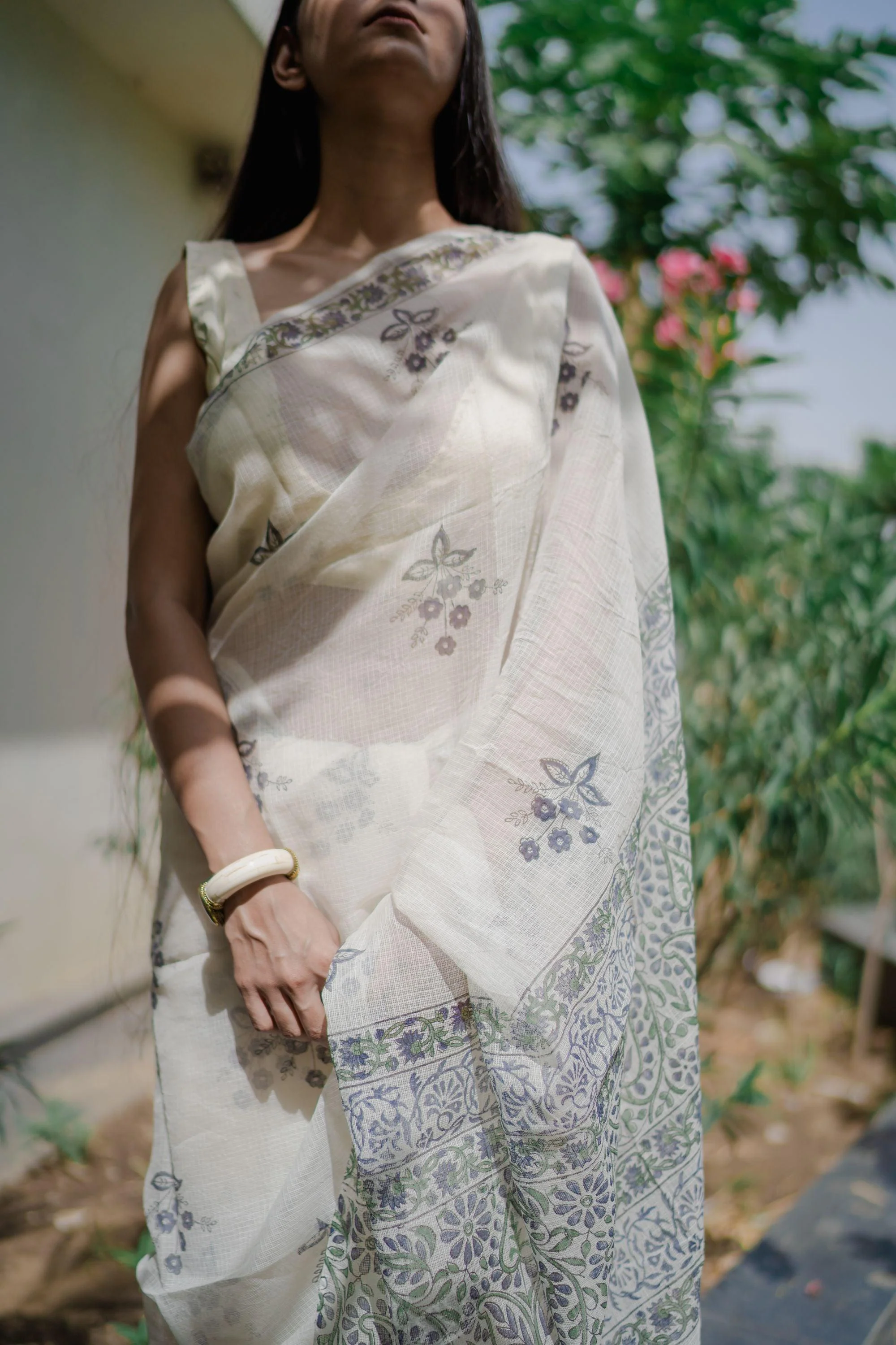 Evergreen printed Kota saree - Bagh- Malati - Image 7