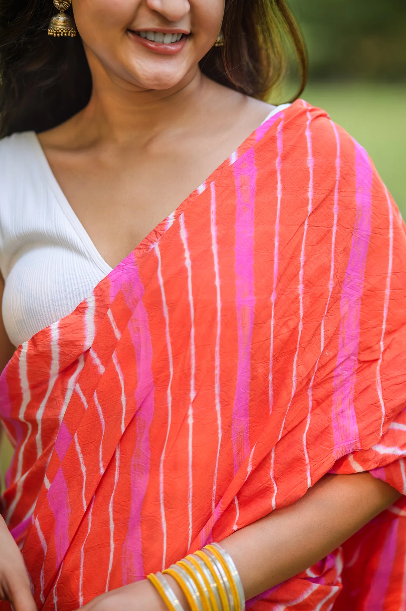 Leheriya cotton sarees - Aira  - Rasiya - Image 6