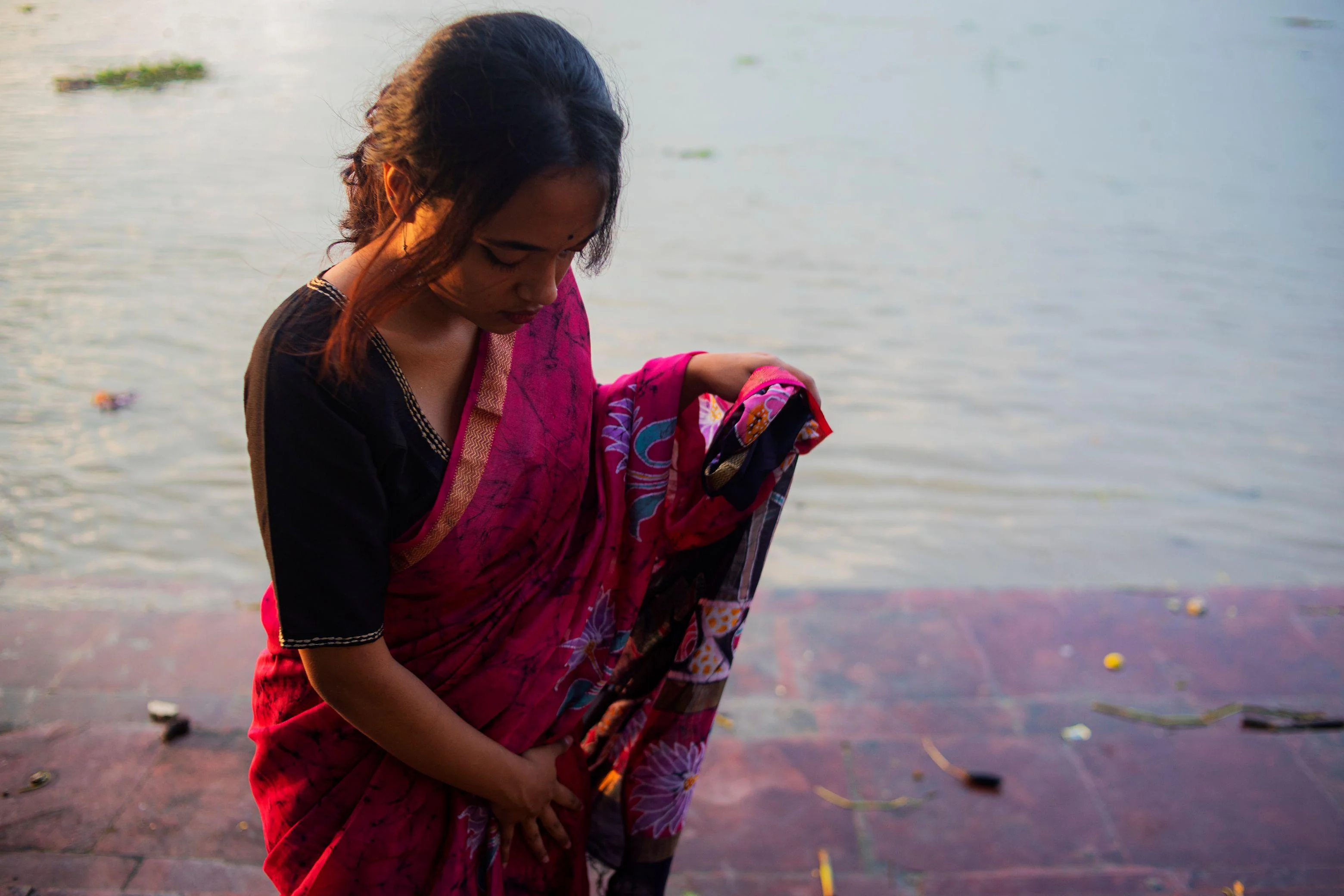 Batik Chanderi saree - Narmada- Mayura - Image 9