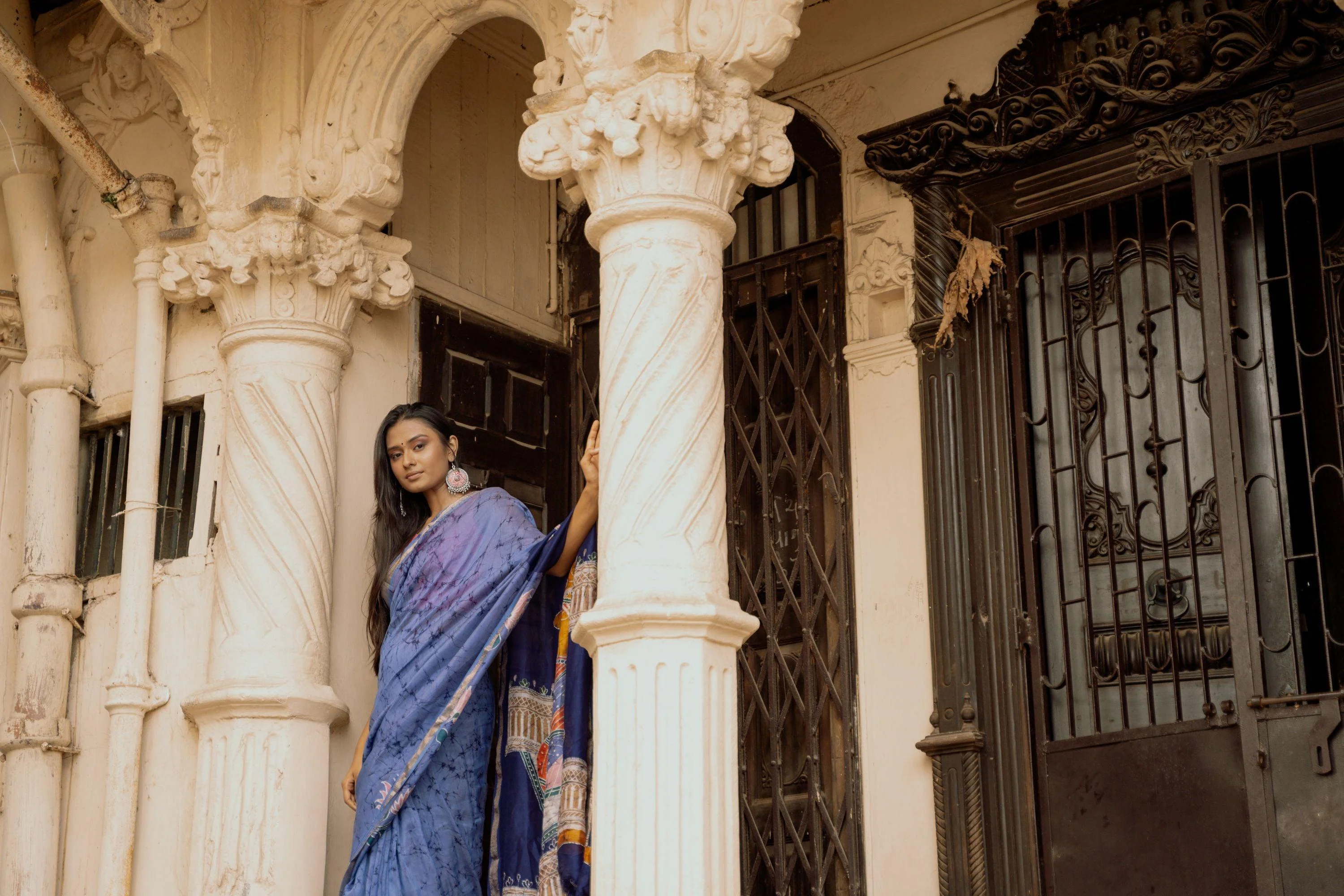 Batik Chanderi saree - Narmada- Ragini Rang Rasiya - Image 8